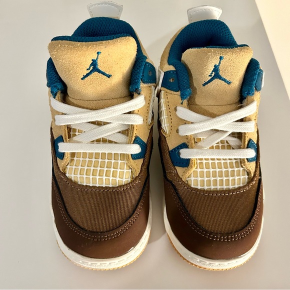 NWOT RARE Jordan 4 Retro ‘Cacao Wow’ Toddler Shoe - Picture 4 of 4